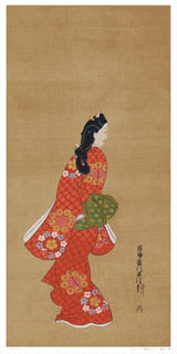 Hishikawa Moronobu's "Mikaeri Bijin-zu" A Moment Blessed by Flowers, 2025