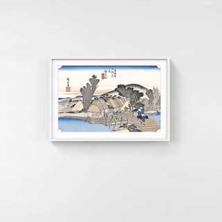 Hodogaya -Shinmachi Bridge, After 1833-Utagawa Hiroshige (Andō Hiroshige)-Pinto Gallery