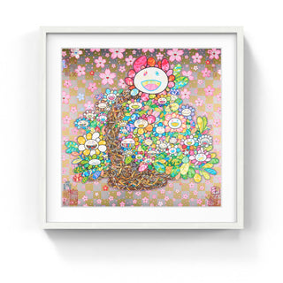 Homage to ‘Basket of Flowers’ by Song Dynasty Artist Li Song, 2025-Takashi Murakami-Pinto Gallery