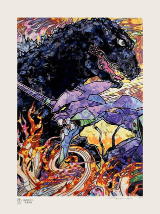 Homage to Director Hideaki Anno: Evangelion & Godzilla Resurgence, 2019-Takashi Murakami-Pinto Gallery