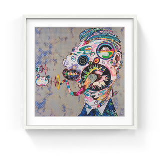 Homage to Francis Bacon (Study for Head of Isabel Rawsthorne and George Dyer), 2016-Takashi Murakami-Pinto Gallery