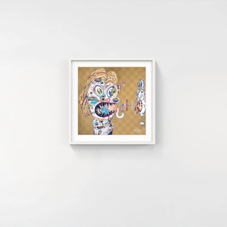 Homage to Francis Bacon (Study for Head of Isabel Rawsthorne and George Dyer), 2016-Takashi Murakami-Pinto Gallery