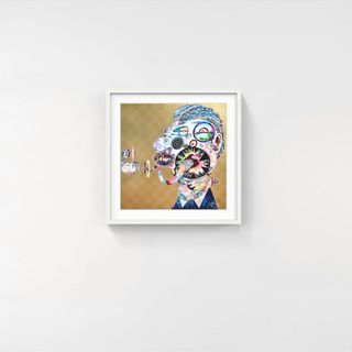Homage to Francis Bacon (Study for Head of Isabel Rawsthorne and George Dyer), 2016-Takashi Murakami-Pinto Gallery