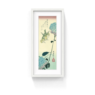 Hydrangea and Greenfinches, After 1830-Utagawa Hiroshige (Andō Hiroshige)-Pinto Gallery