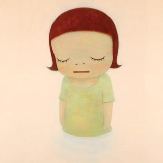 In the Milky Lake / Thinking One Scarf, 2025-Yoshitomo Nara-Pinto Gallery