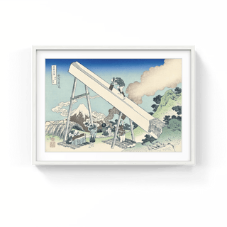 In the Mountains of Totomi Province, After 1830-Katsushika Hokusai-Pinto Gallery
