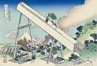 In the Mountains of Totomi Province, After 1830-Katsushika Hokusai-Pinto Gallery