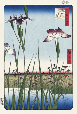 Irises of Horikiri, After 1856-Utagawa Hiroshige (Andō Hiroshige)-Pinto Gallery