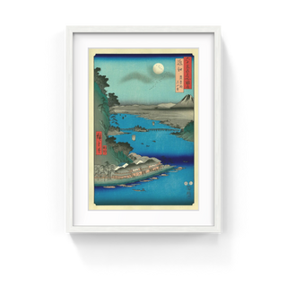 Ishiyama by the Lake Biwa in Omi Province, After 1834-Utagawa Hiroshige (Andō Hiroshige)-Pinto Gallery