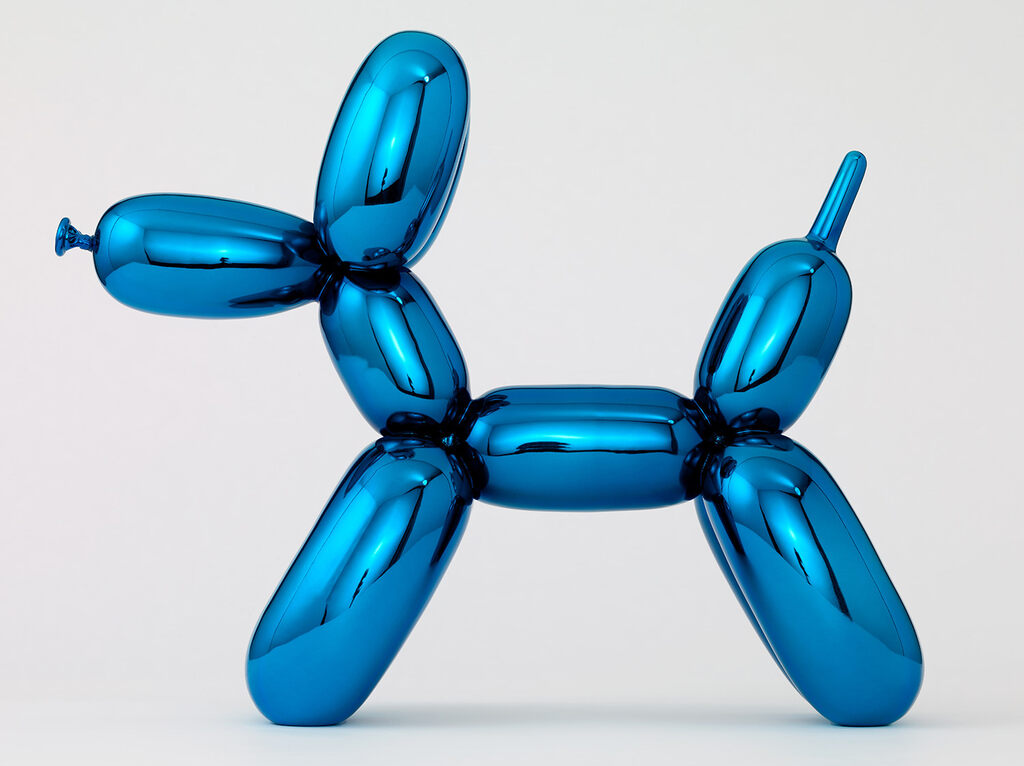 Jeff Koons - Balloon Dog (Blue), 2021 - Pinto Gallery