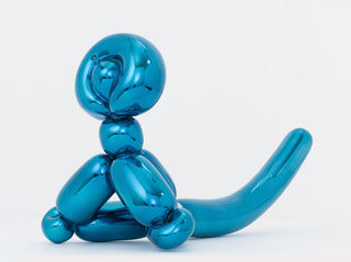 Jeff Koons - Balloon Monkey (Blue), 2017 - Pinto Gallery