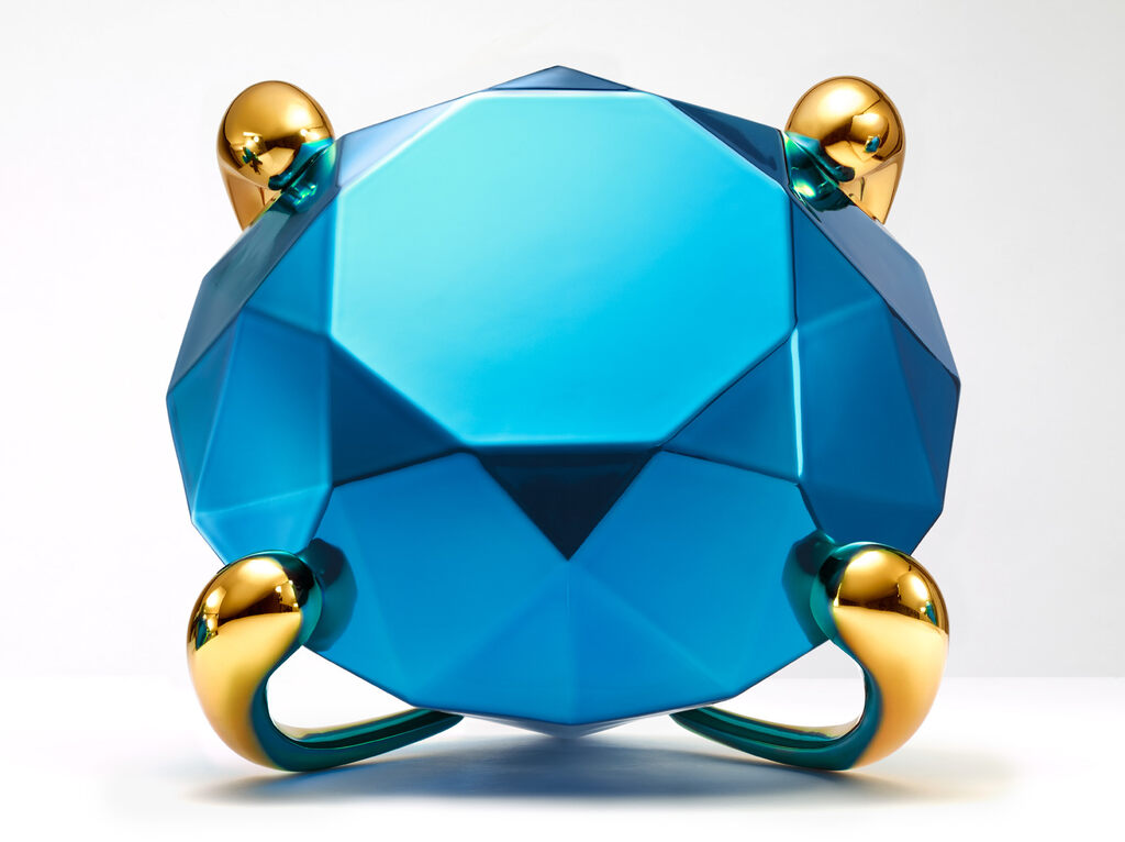 Jeff Koons - Diamond (Blue), 2023 - Pinto Gallery