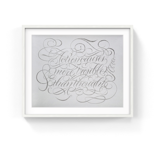 Jenny Holzer - MORE TROUBLE THAN THOUGHT, 2021 - Pinto Gallery