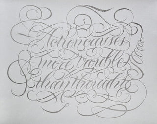 Jenny Holzer - MORE TROUBLE THAN THOUGHT, 2021 - Pinto Gallery