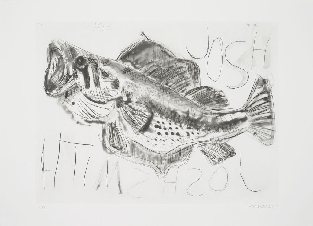 Josh Smith - Big Fish, 2013 - Pinto Gallery