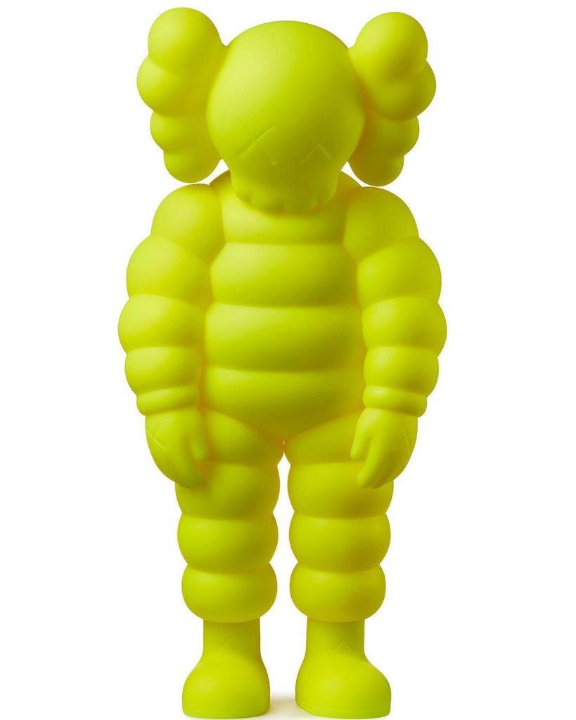 KAWS - WHAT PARTY (yellow), 2020 - Pinto Gallery