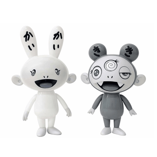 Kaikai & Kiki Black & White ver., 2019-Takashi Murakami-Pinto Gallery