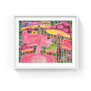 Katherine Bernhardt - Humid, 2024 - Pinto Gallery