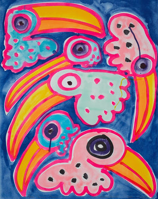 Katherine Bernhardt - Toco Toucan Toucano, 2020 - Pinto Gallery
