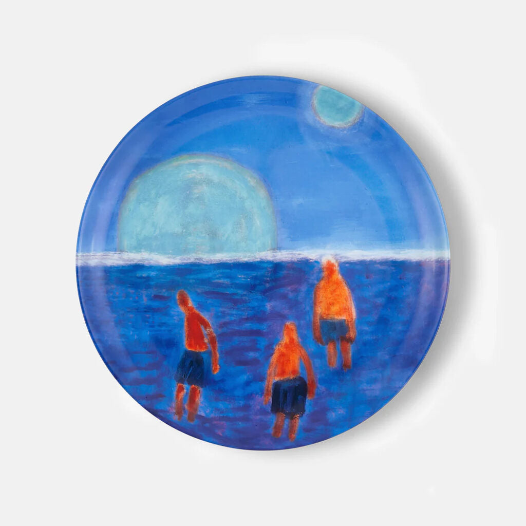 Katherine Bradford - Swimmers Sinking Sun Rising Moon, 2023, 2025 - Pinto Gallery
