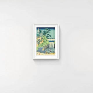 Katsushika Hokusai - Aoigaoka Waterfall in the Eastern Capital, After 1833 - Pinto Gallery