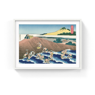 Katsushika Hokusai - Fishing at Kinu River, After 1832 - Pinto Gallery