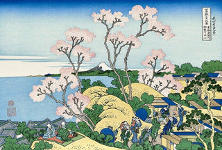 Katsushika Hokusai - Fuji from Goten-yama in Shinagawa on the Tokaido, After 1830 - Pinto Gallery