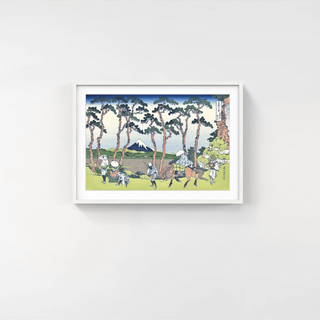 Katsushika Hokusai - Hodogaya on the Tokaido, After 1830 - Pinto Gallery