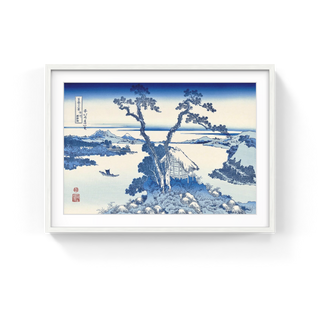 Katsushika Hokusai - Lake Suwa in Shinano Province, After 1830 - Pinto Gallery