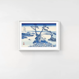 Katsushika Hokusai - Lake Suwa in Shinano Province, After 1830 - Pinto Gallery
