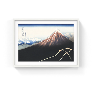 Katsushika Hokusai - Mt.Fuji Above the Lightning, After 1830 - Pinto Gallery