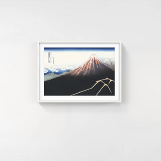 Katsushika Hokusai - Mt.Fuji Above the Lightning, After 1830 - Pinto Gallery