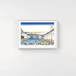 Katsushika Hokusai - Nihonbashi in Edo, After 1830 - Pinto Gallery