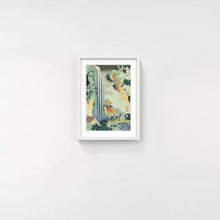 Katsushika Hokusai - Ono Waterfall on the Kisokaido, After 1833 - Pinto Gallery