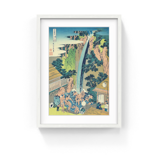 Katsushika Hokusai - Roben Waterfall at Mt. Oyama in Sagami Province, After 1833 - Pinto Gallery