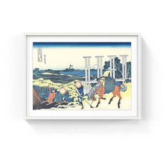 Katsushika Hokusai - Senju in the Musashi Province, After 1830 - Pinto Gallery