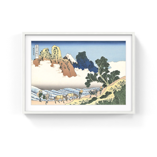 Katsushika Hokusai - The Back of Fuji from Minobu River, After 1830 - Pinto Gallery