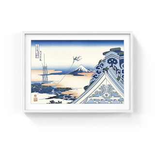 Katsushika Hokusai - The Honganji Temple at Asakusa, After 1830 - Pinto Gallery