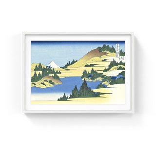 Katsushika Hokusai - The Lake at Hakone in Sagami Province, After 1830 - Pinto Gallery