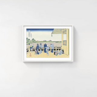 Katsushika Hokusai - The Sazai Hall of the Temple of the Five Hundred Arhats, After 1830 - Pinto Gallery