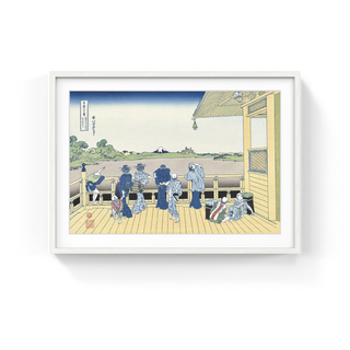 Katsushika Hokusai - The Sazai Hall of the Temple of the Five Hundred Arhats, After 1830 - Pinto Gallery