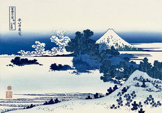 Katsushika Hokusai - The Seven-League Beach in Sagami Province, After 1830 - Pinto Gallery