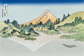 Katsushika Hokusai - The Surface of the Water at Misaka in Kai Province, After 1830 - Pinto Gallery
