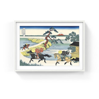 Katsushika Hokusai - The Village of Sekiya on the Sumida River, After 1830 - Pinto Gallery