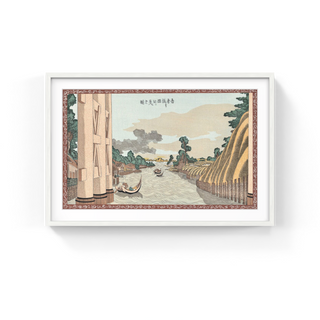 Katsushika Hokusai - View of the Sumida River from Azuma Bridge, After 1800 - Pinto Gallery