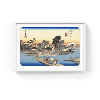 Kawasaki -The Rokugo Ferry, After 1833-Utagawa Hiroshige (Andō Hiroshige)-Pinto Gallery