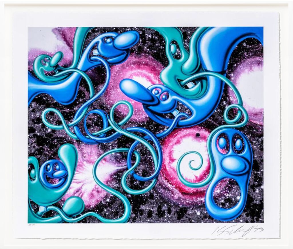 Kenny Scharf - Toungles, 2023 - Pinto Gallery