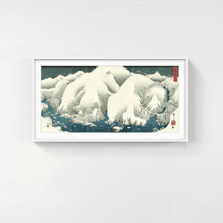 Kiso Mountains in Snow (triptych), After 1857-Utagawa Hiroshige (Andō Hiroshige)-Pinto Gallery