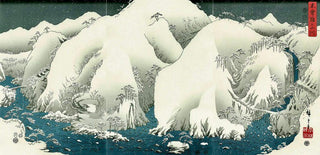 Kiso Mountains in Snow (triptych), After 1857-Utagawa Hiroshige (Andō Hiroshige)-Pinto Gallery