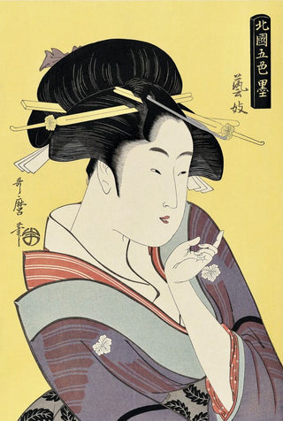Kitagawa Utamaro - Geisha, After 1792 - Pinto Gallery